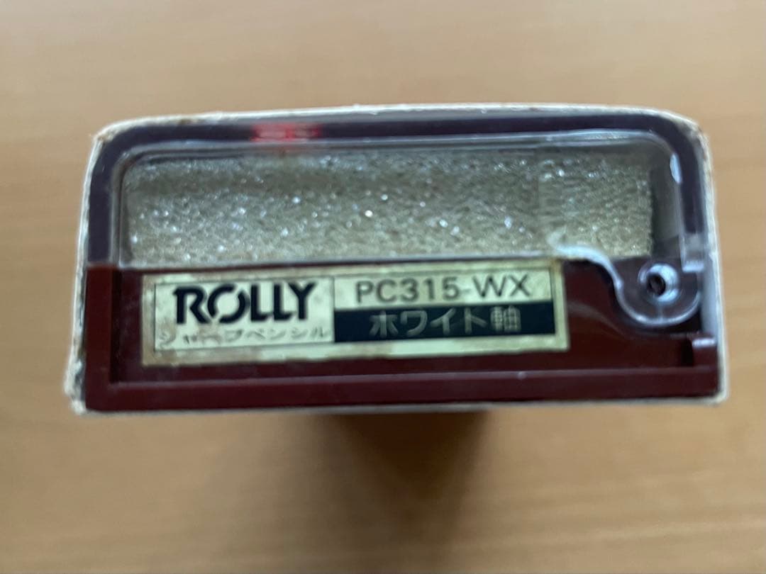 ぺんてる ROLLY 廃番　シャープペン ダブルノック ホワイト軸