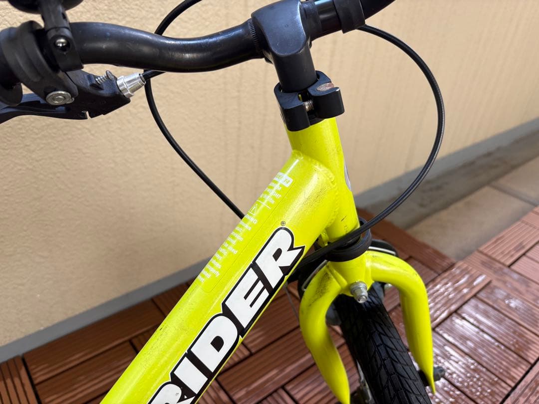 STRIDER 14x ストライダー ライムイエロー ペダル キックスタンド付き