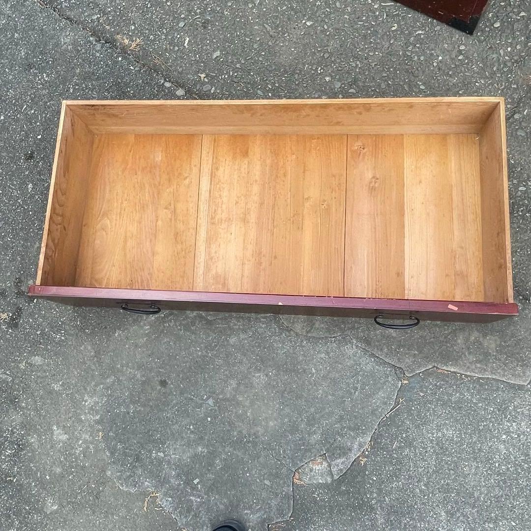 時代箪笥　五段　収納家具　アンティーク 大正　昭和家具