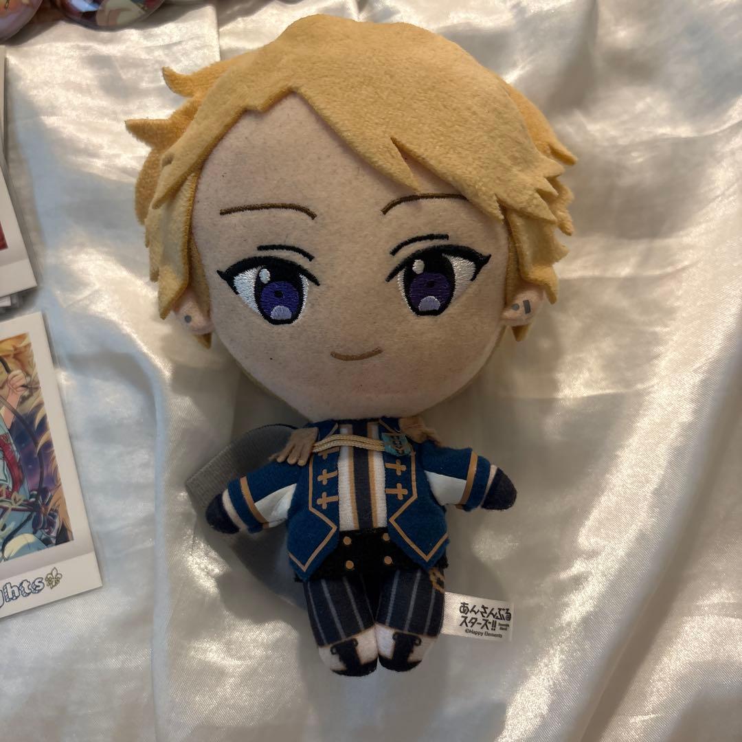 鳴上嵐　缶バッチ　パシャこれ　箔押し　ぬいぐるみ　リングライト