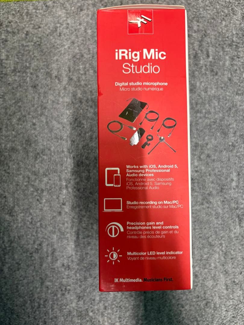 配信機器・PA機器・レコーディング機器 IK Multimedia iRig Mic Studio Black