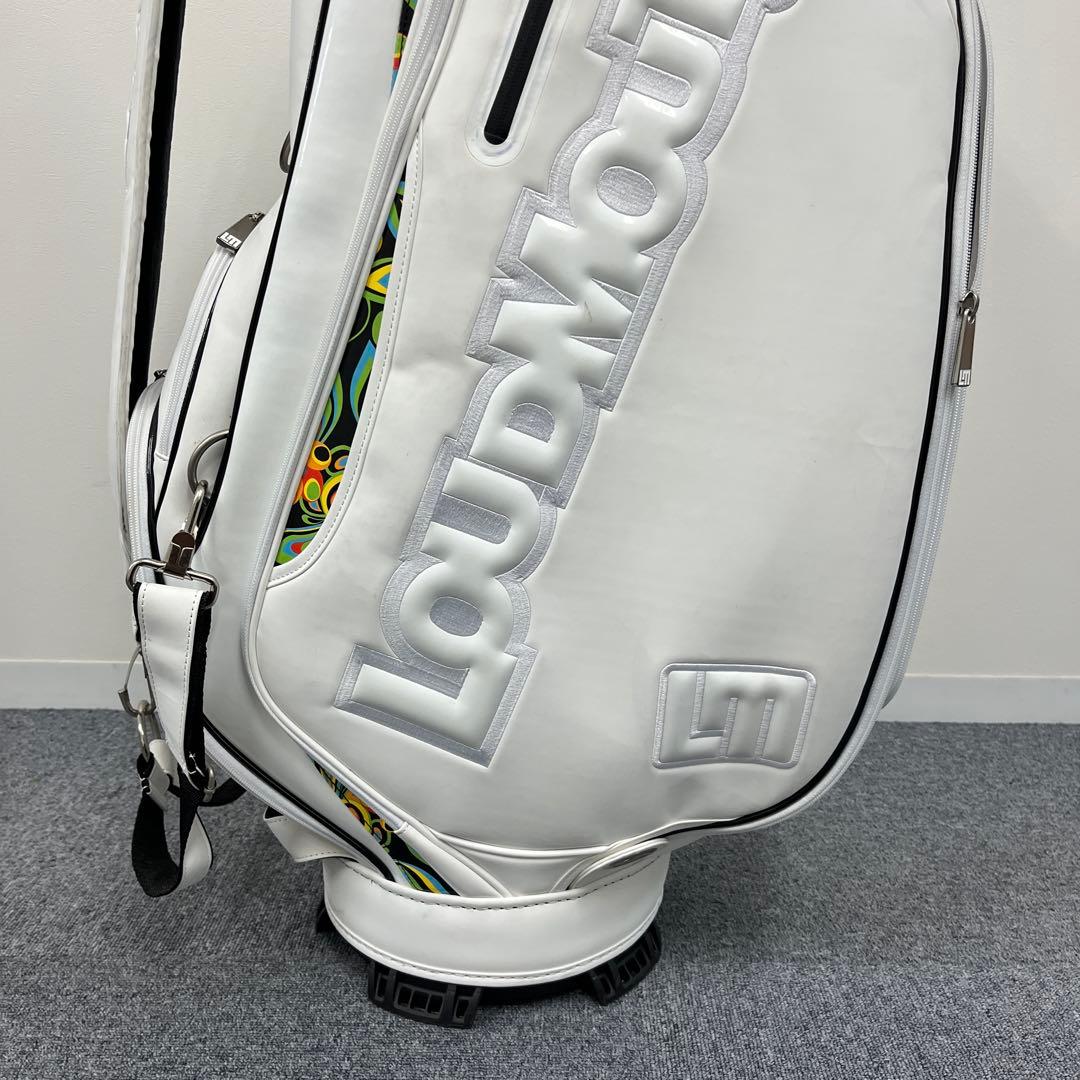 ラウドマウス キャディバッグ シャガデリックホワイト