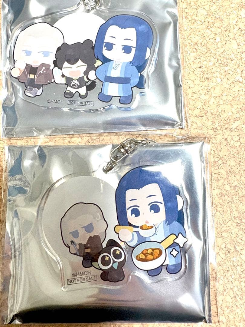 【コンプセット】羅小黒戦記　ドリンクアクキー&タグ　ロシャオ