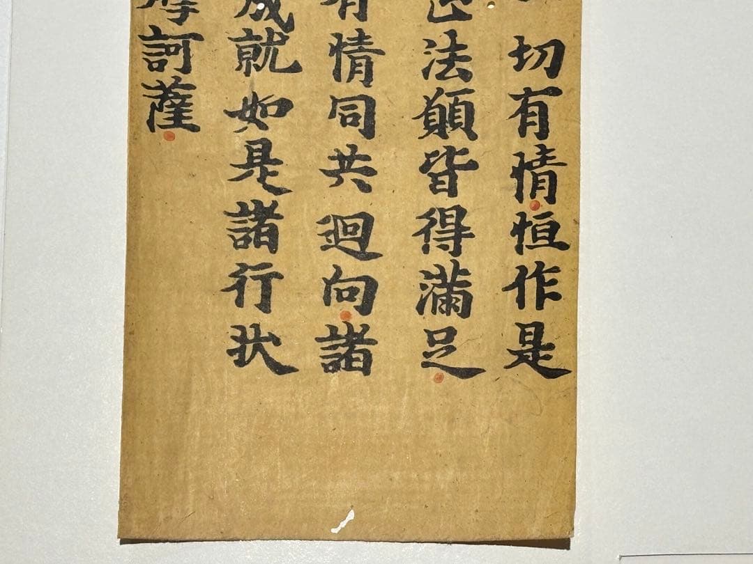 「嘉禄版 大般若経」5行1紙|古典籍 和本 お経 経典