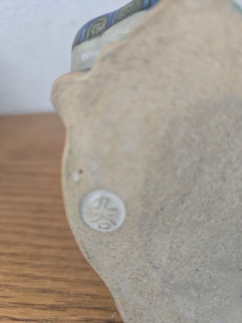 九谷焼 金彩色絵 寿老人 七福神 置物 オブジェ 縁起物 陶器