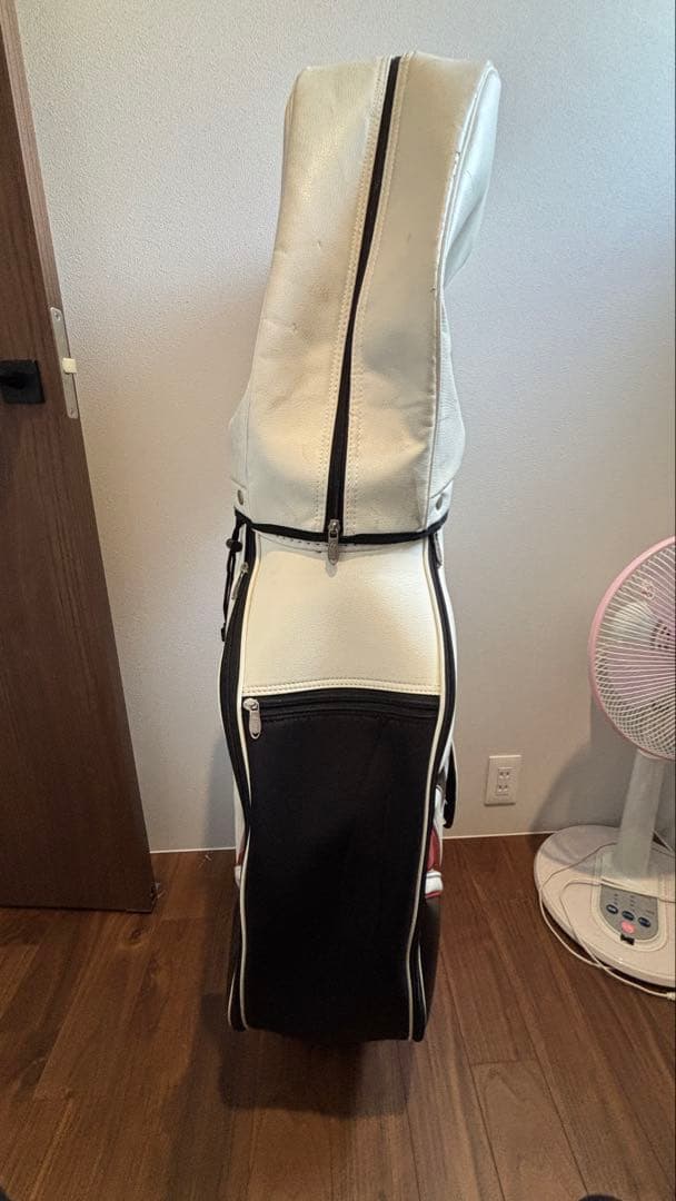 Srixon キャディバッグ ホワイト/ブラック/レッド