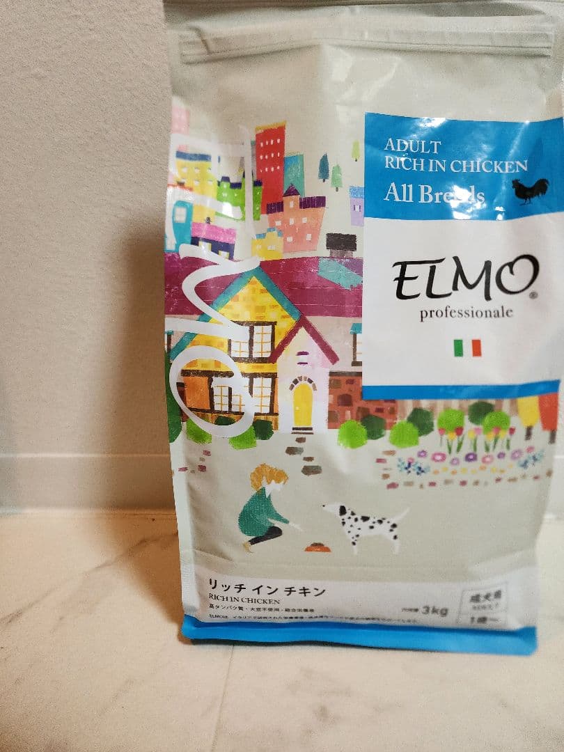 ELMO ドッグフード 成犬用 チキン 3kg