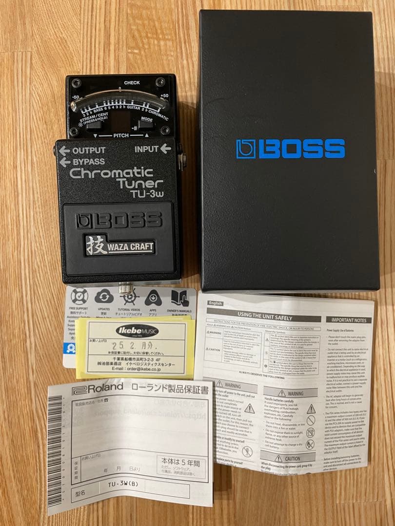 BOSS TU-3W 技クラフト チューナー