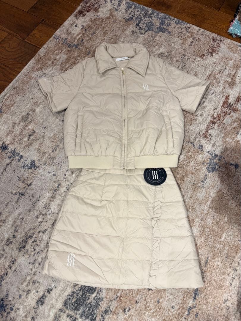 IRISHMAN 半袖中綿ダウンジャケット中綿スカート セットアップゴルフウェア