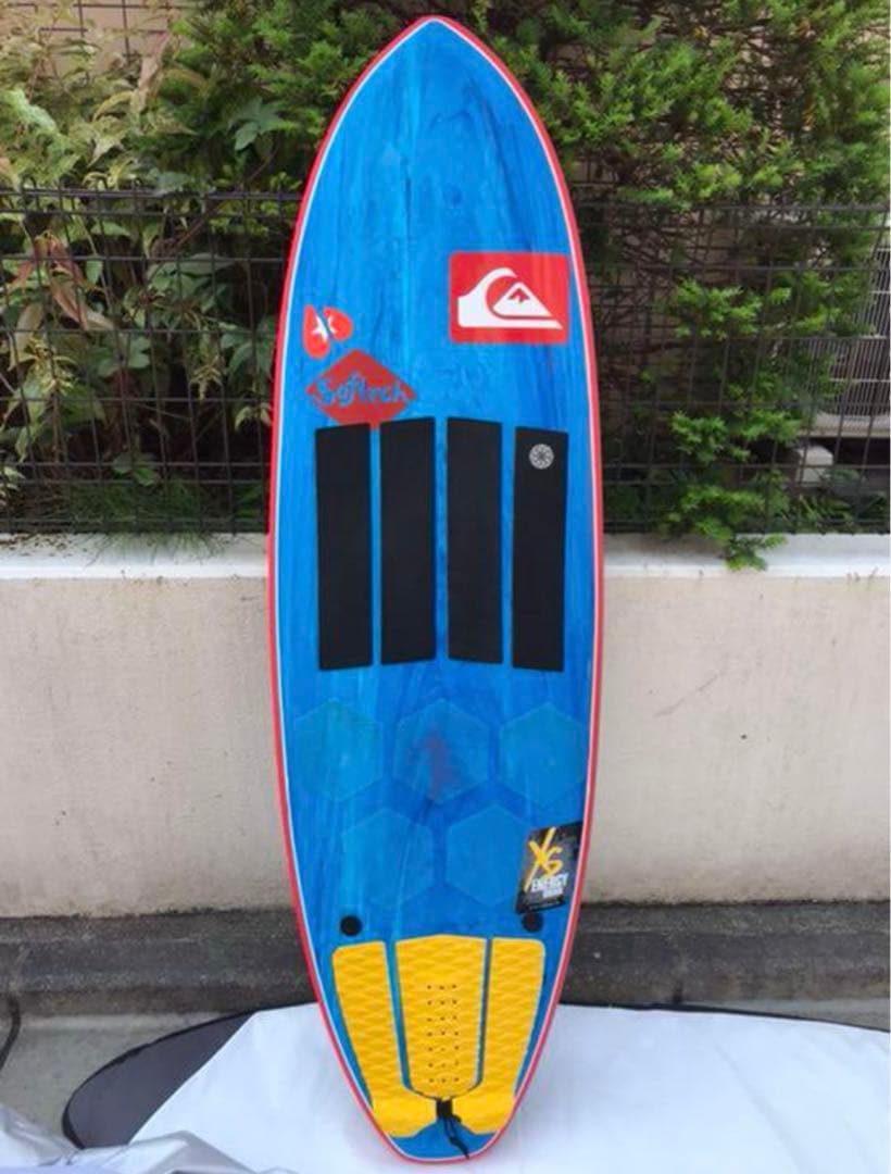 hirooo! ソフテックFLASH 5’7 ソフトボード　フィン.ケース