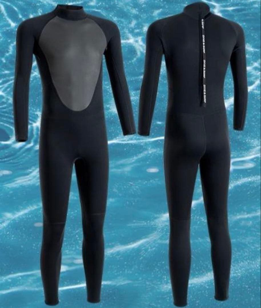 5MM ブラック フルスーツ ウェットスーツ