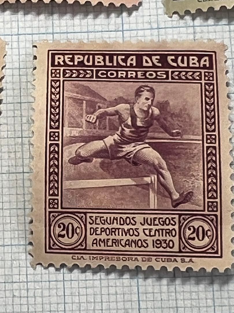 キューバ　ハバナ　中央アメリカ・カリブ海競技大会 5種完　希少切手