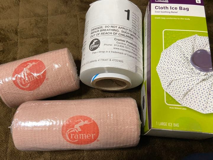 バンテージ　150mm &100mm 氷嚢　アイシングラップ