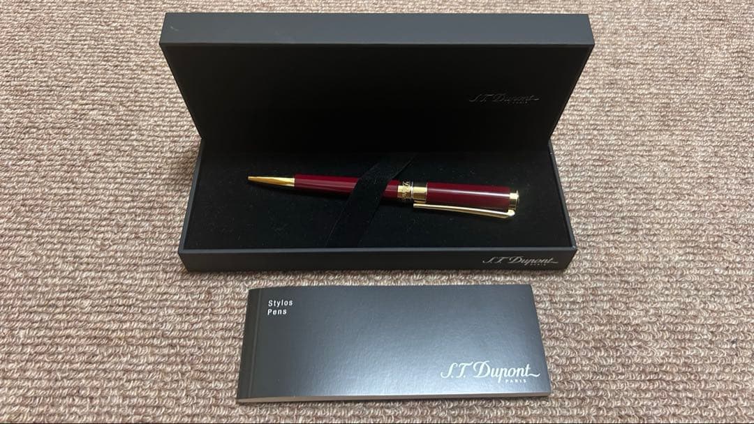 S.T. Dupont Liberte レッドラッカー ゴールドボールペン