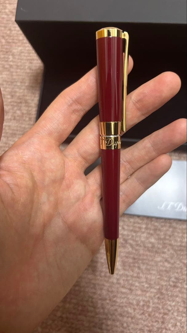 S.T. Dupont Liberte レッドラッカー ゴールドボールペン