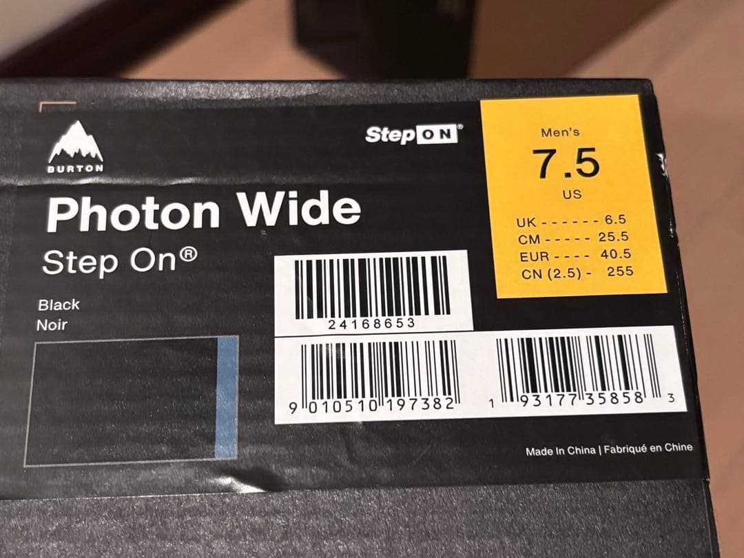 スノーボード Burton Photon Wide Step on 25.5cm