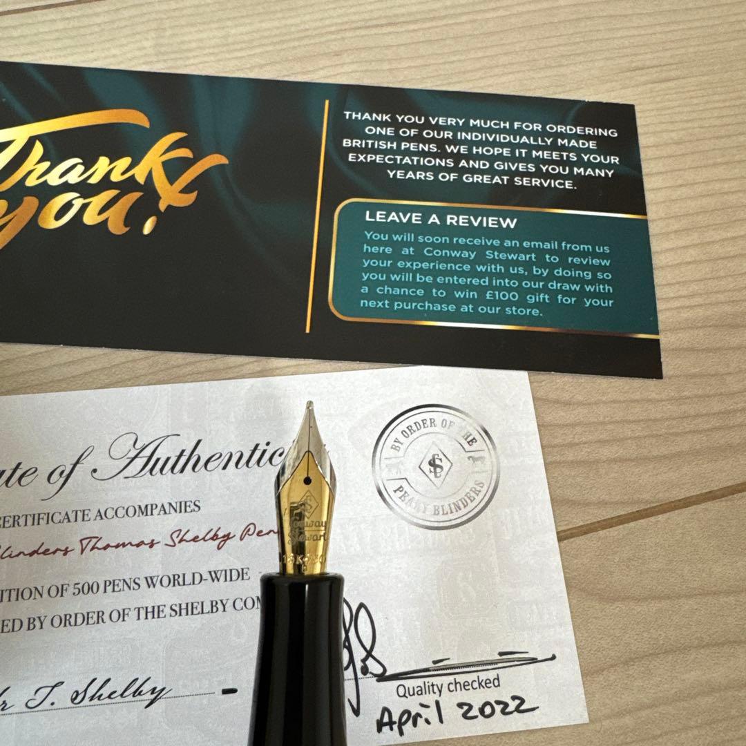 Conway Stewart Peaky Blinders 万年筆　字幅B
