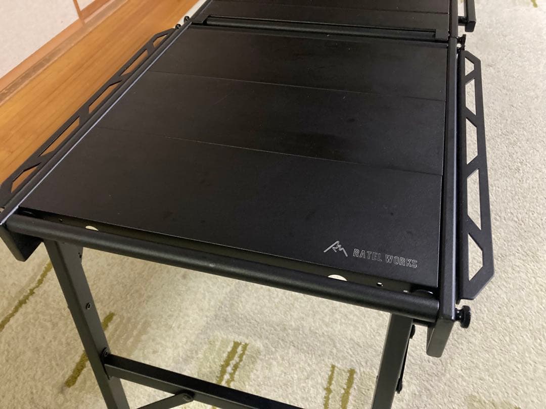 ラーテルワークス　ウッドパネルテーブル+エクステンションユニット　セット