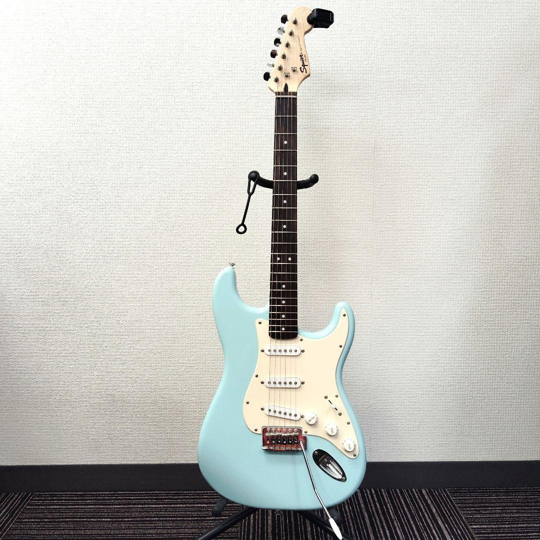 【T】Squier by Fender　ソニックブルー　チューナー・ケース付