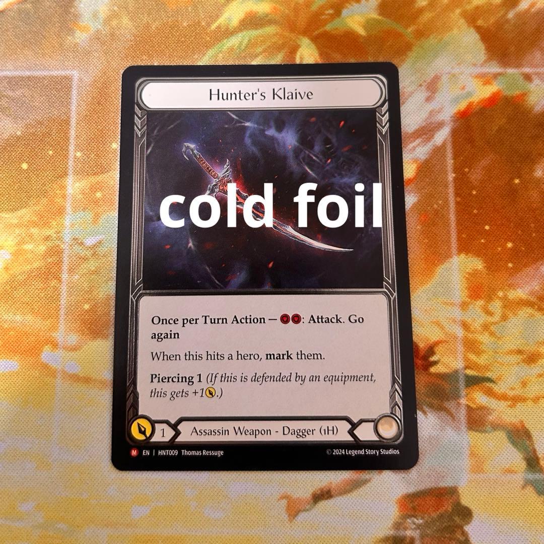 Hunter's Klaive / 狩人のクレイヴ　cold foil
