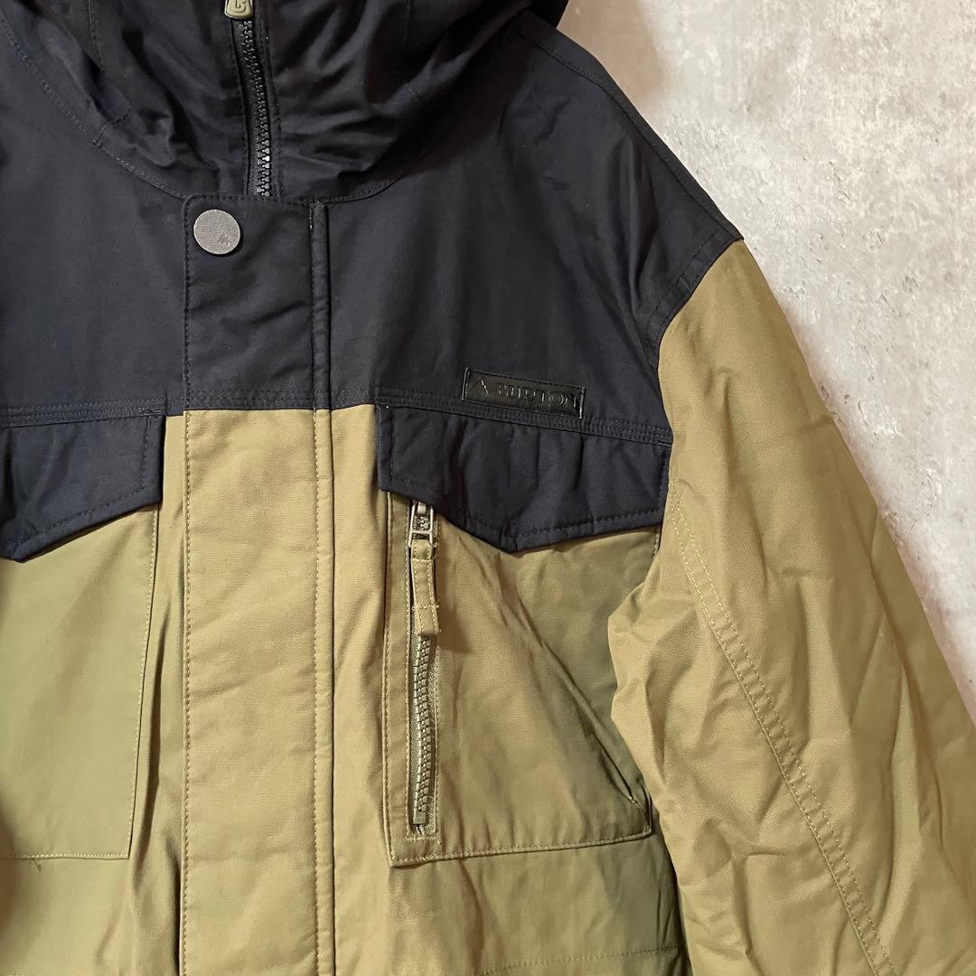 Burtonバートンスキーウェアスノーボードジャケットパーカーベージュカーキ希少