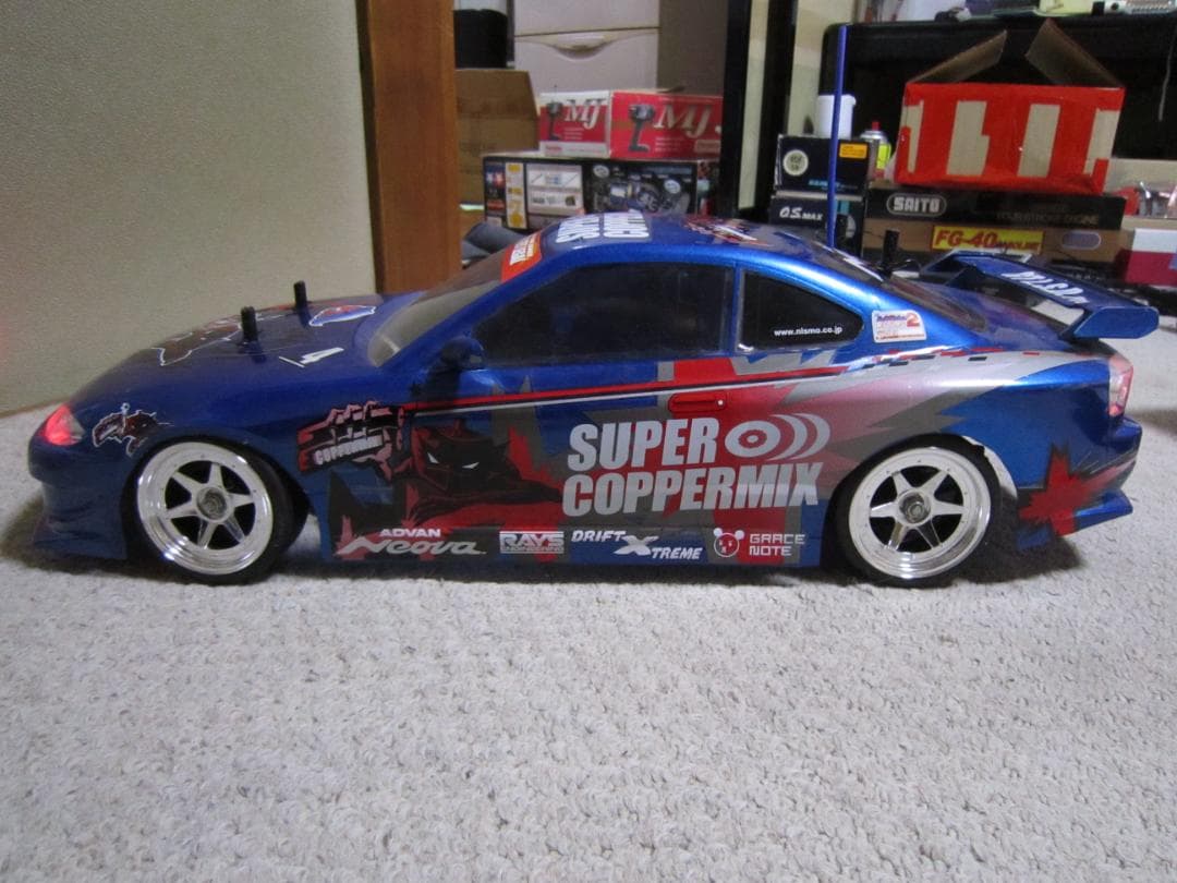 1/10 完全動作品 フルセット タミヤ TT01 シルビア S15 カスタム