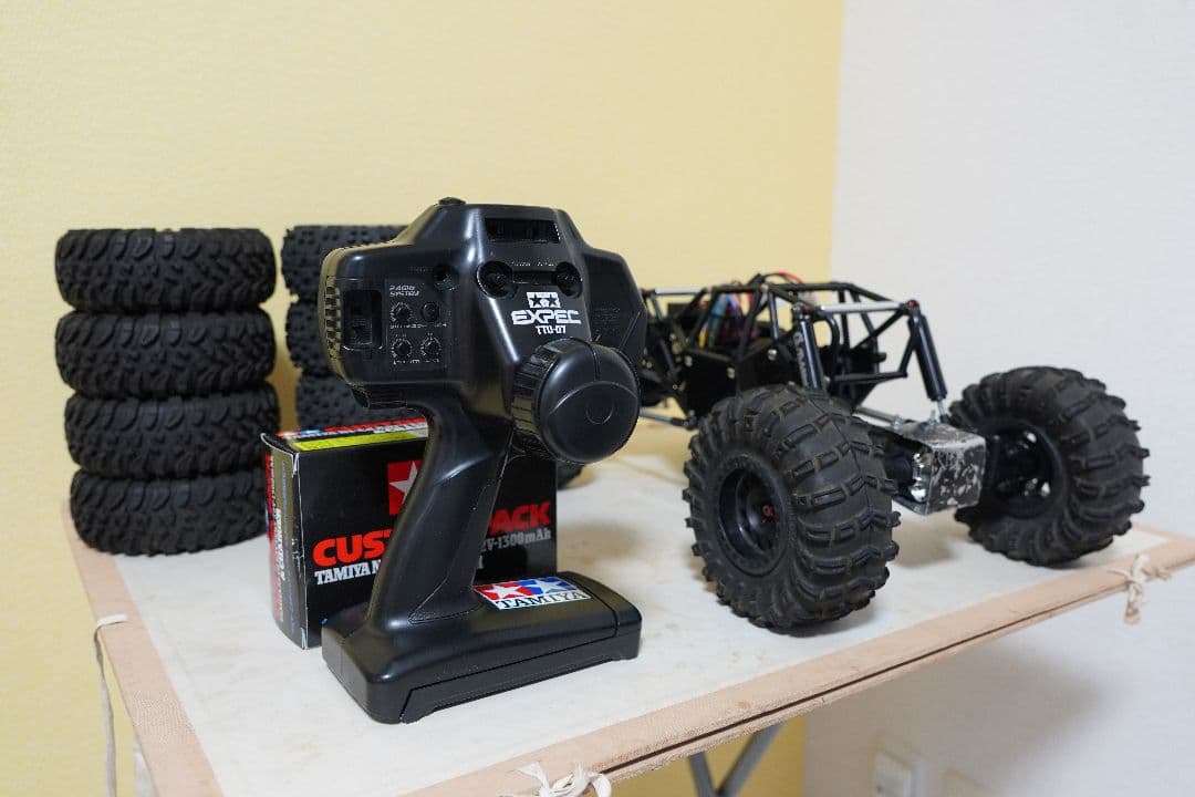 G-made R1 クローラー　ラジコン　プロポ、受信機、アンプ付