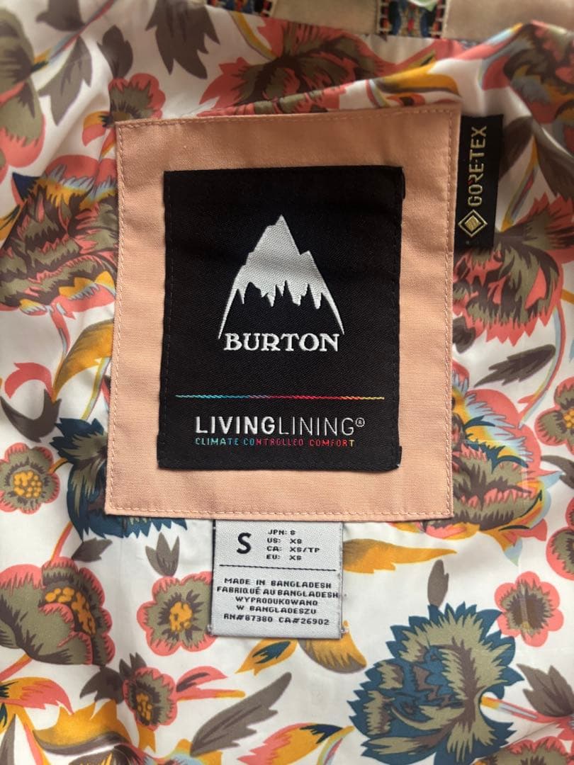 バートン スノーボードウェアSサイズ