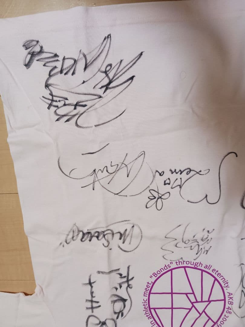 AKB48 2009 運動会　チームA 直筆サイン入りTシャツ
