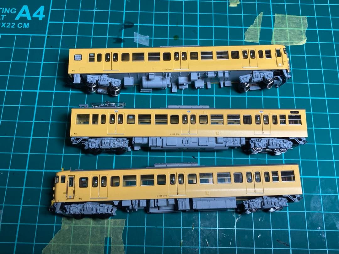 精密加工品 KATO 10-1808 115系300番台中国地域色 3両セット