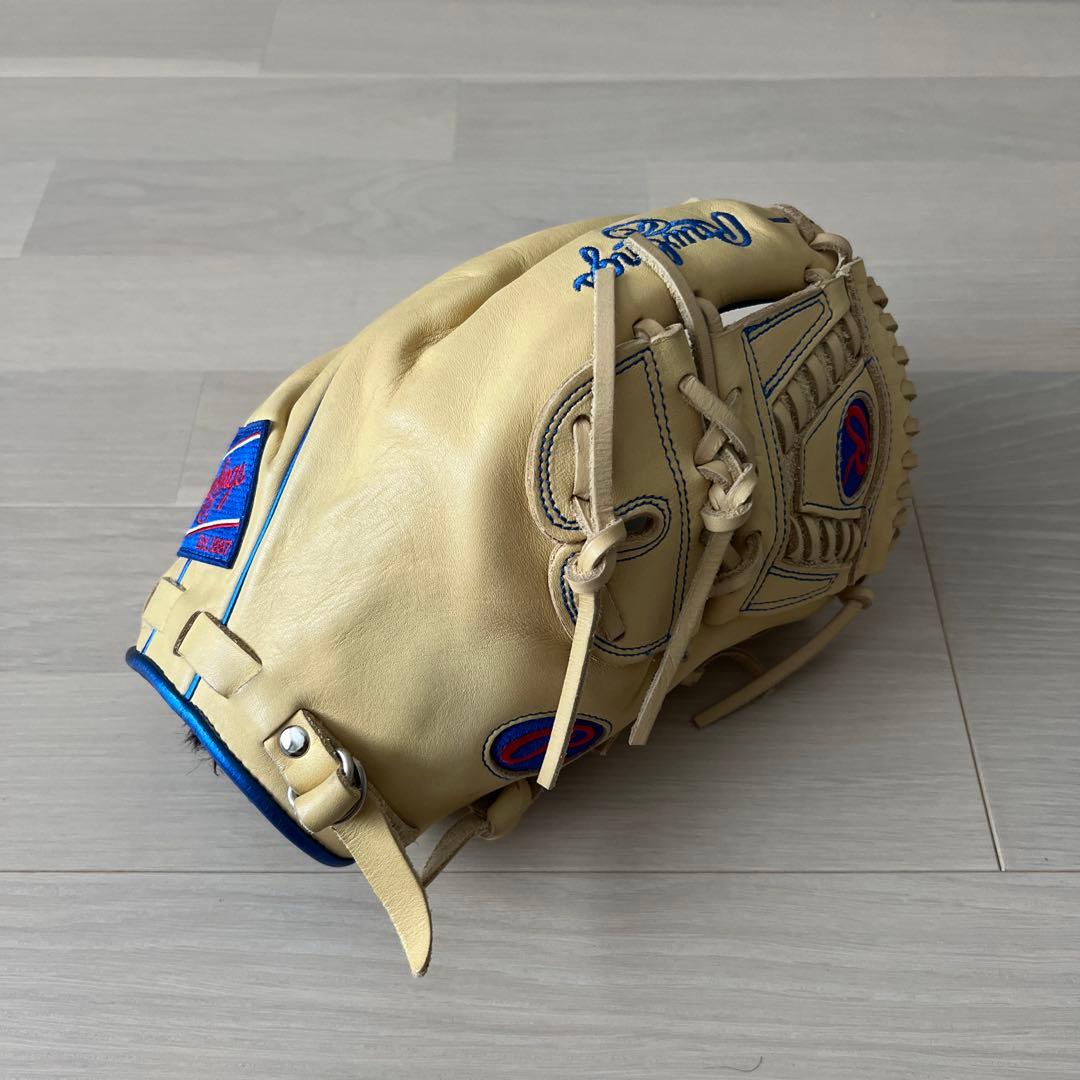 Rawlings 軟式グローブ 特別仕様 ベージュ/青
