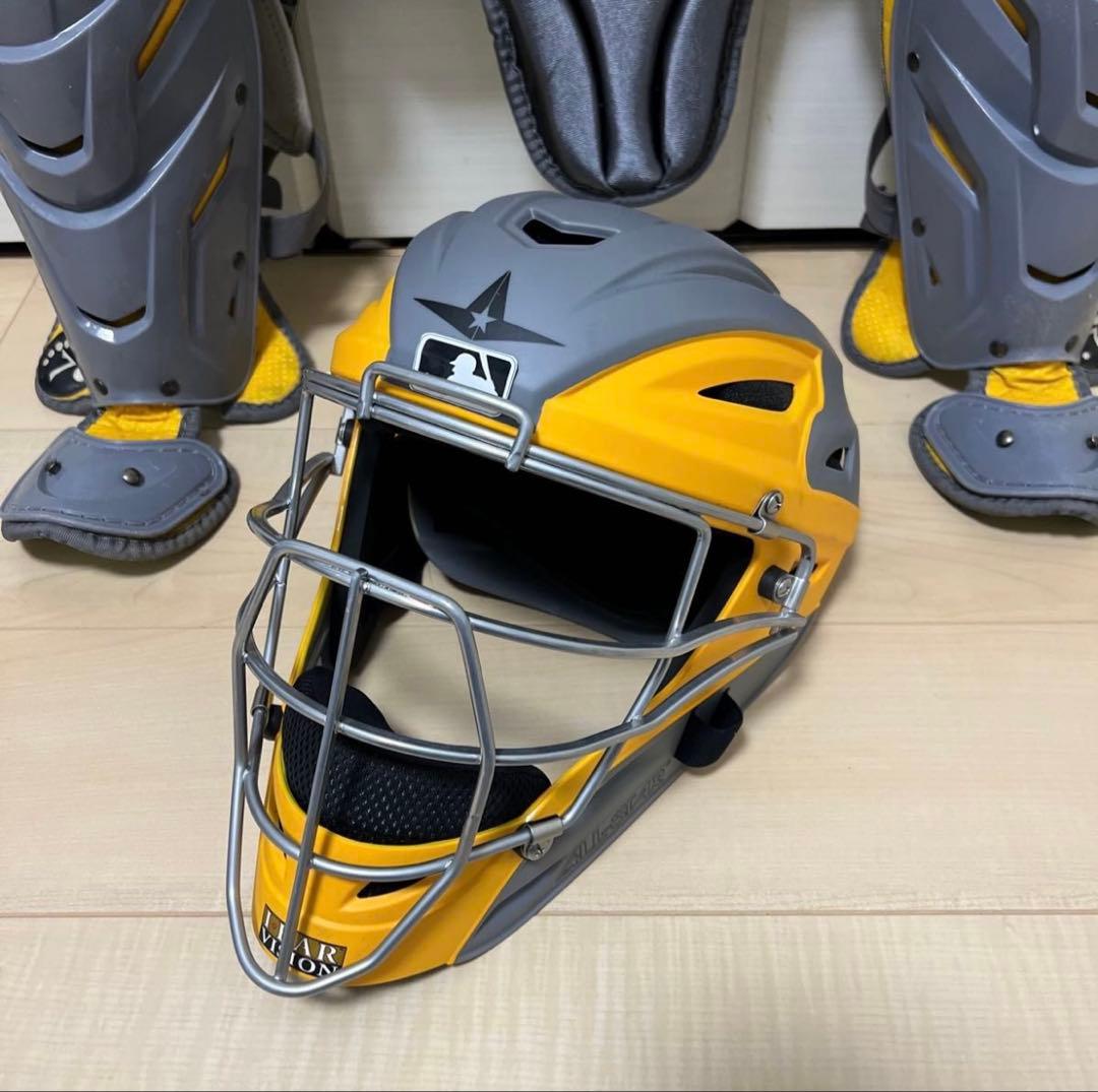 Allstar オールスター 硬式用 キャッチャー防具 一式 ホッケー型マスク