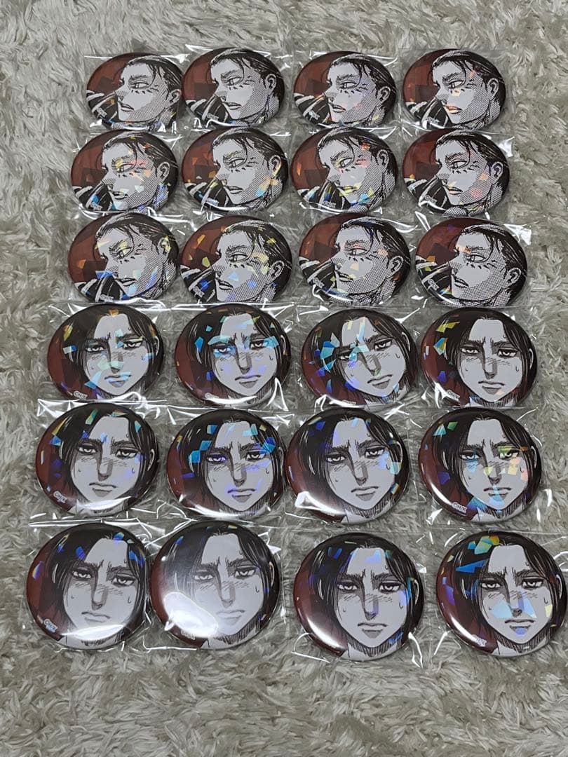 進撃の巨人 Anique 巨人大戦 缶バッジ アクリルコレクション エレン