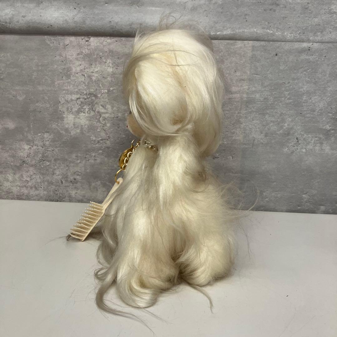 昭和レトロ 当時物 ぬいぐるみ 犬 イヌ お手入れ ワンチャン コーム付き