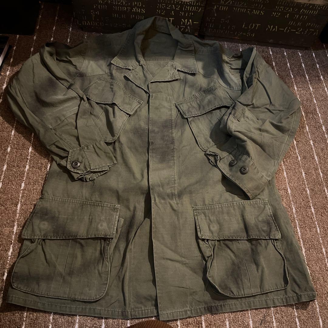 60S ベトナム戦　実物　SOG スプレー迷彩　ジャングルファティーグ　特殊部隊