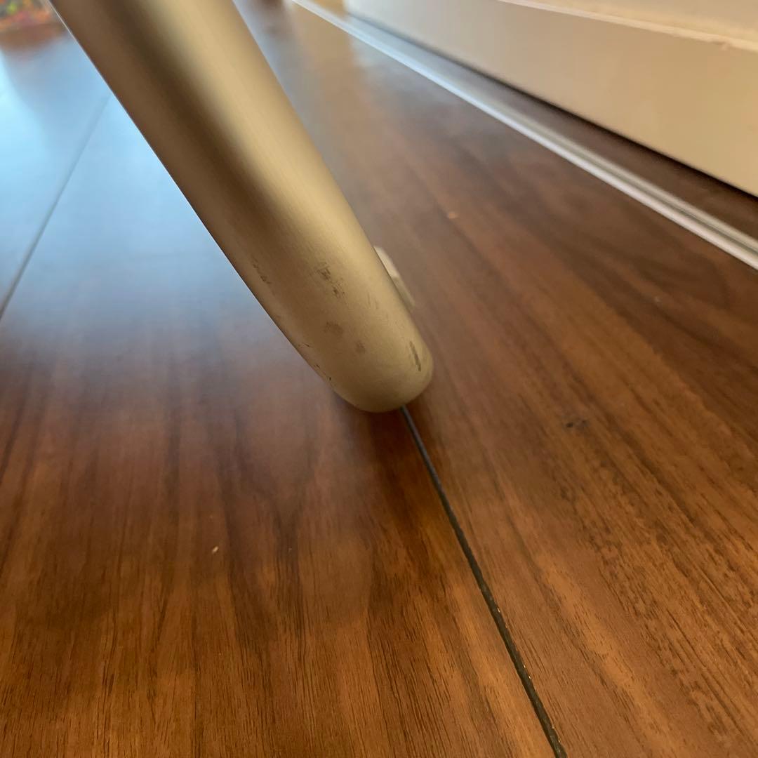 ロゴスアウトドアベンチ　オレンジストライプ