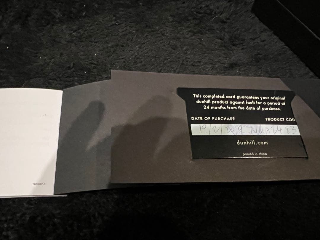 dunhill ボールペン 黒 専用ケース付き