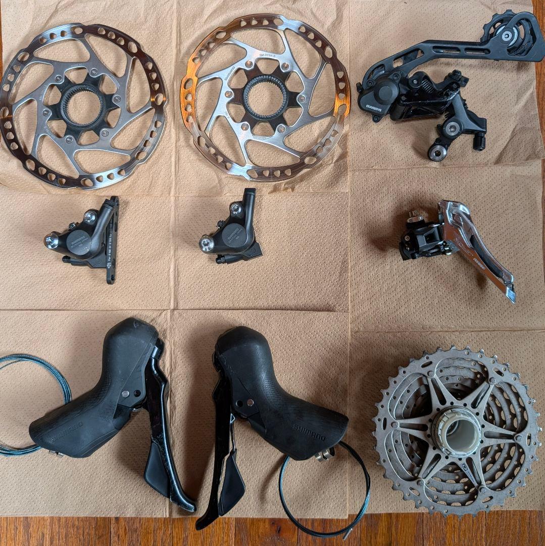 SHIMANO GRX400　(2×10スピード)コンポセット