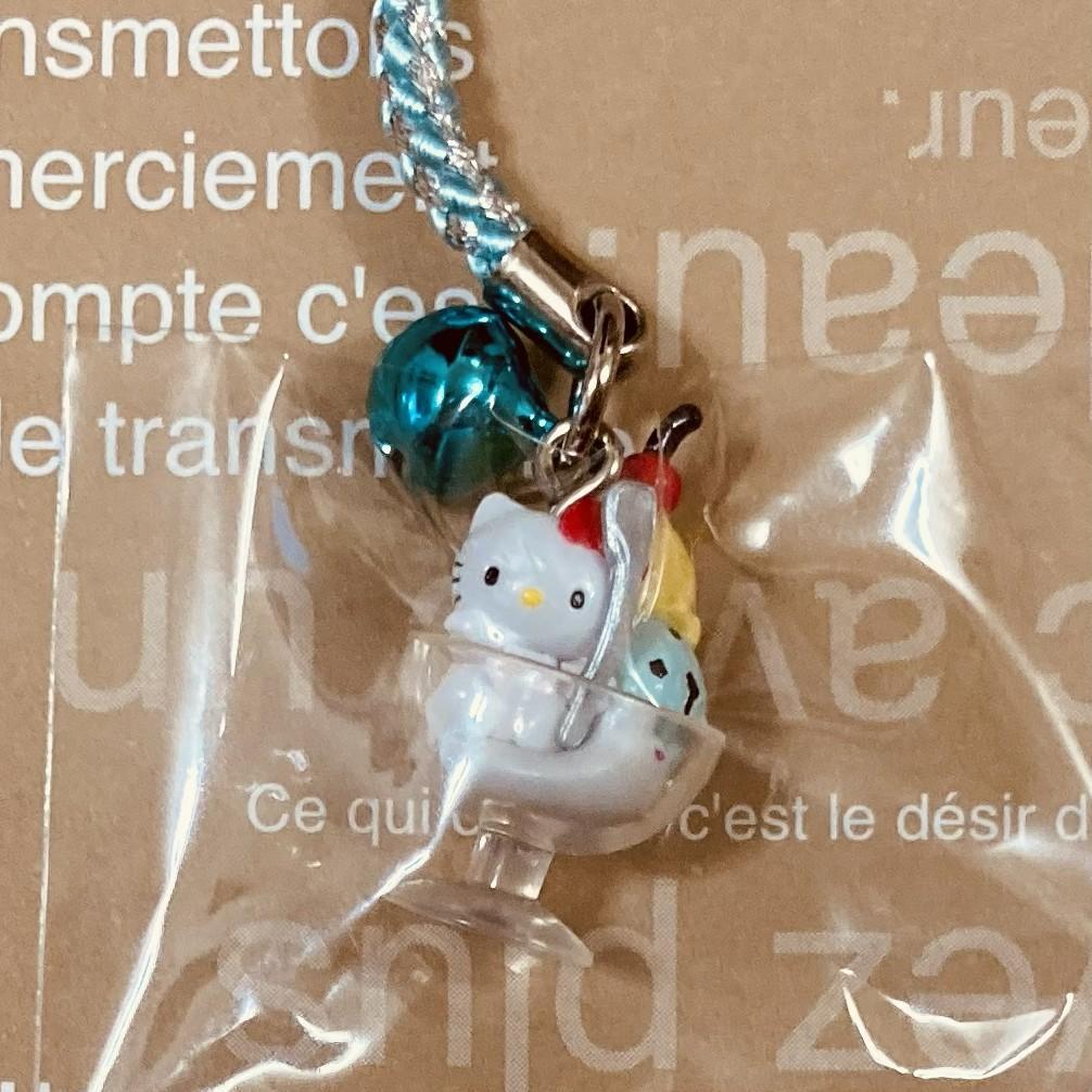 ★ハローキティ★クールスイーツ パフェ 根付け★レア★K455