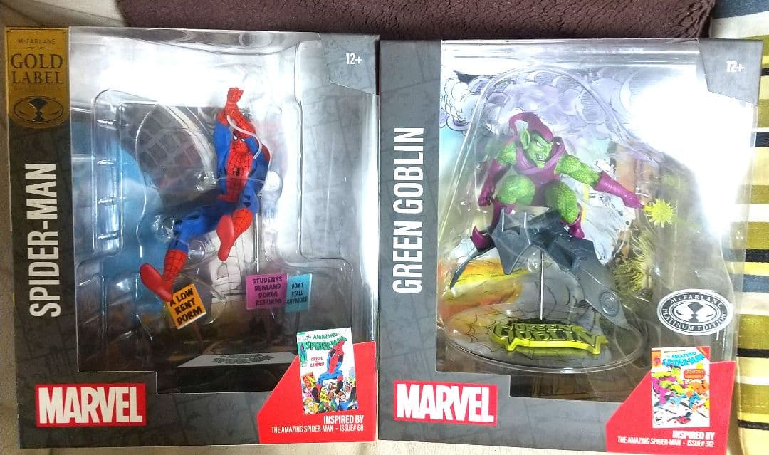 マーベルコミック　シーンフィギュア　スパイダーマン ゴブリン