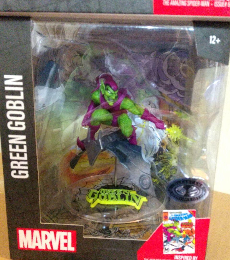 マーベルコミック　シーンフィギュア　スパイダーマン ゴブリン