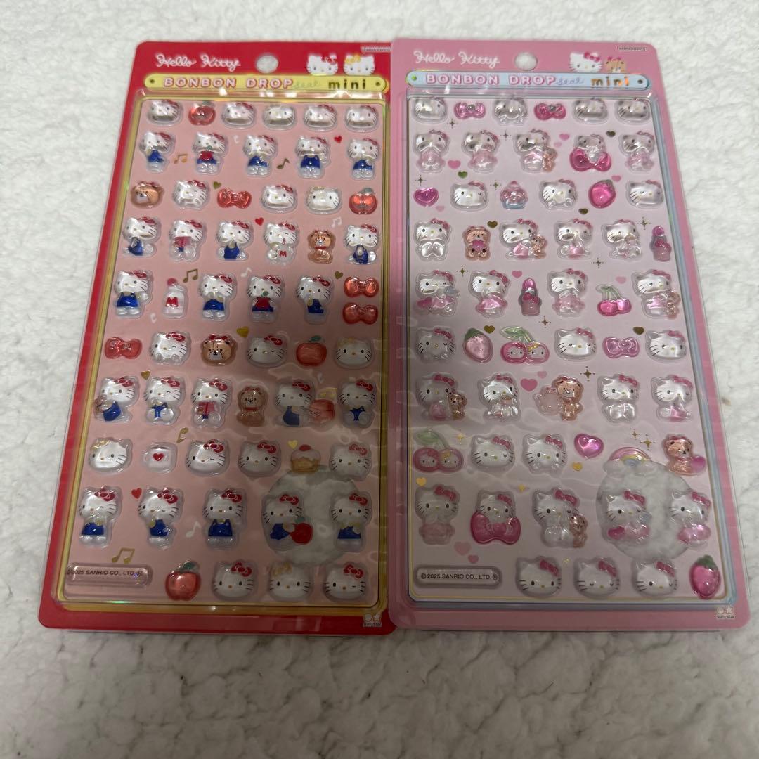 最終価格　正規品　ボンボンドロップシール　サンリオ　ミニ　8種　コンプリート
