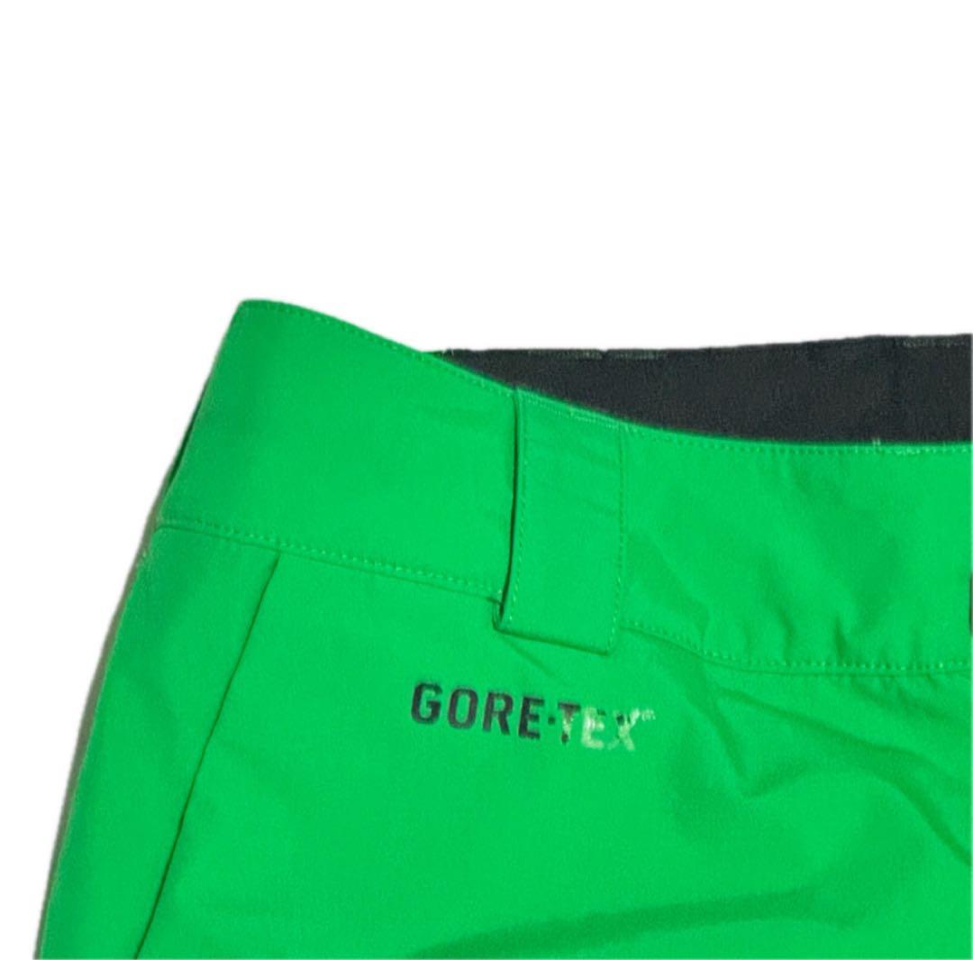 バートンＡＫ ゴアテックス スノーパンツ 緑 ＸＳ 防水透湿 高機能 立体裁断