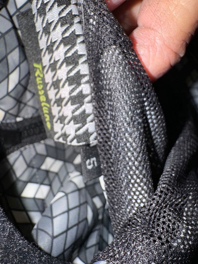 ラッセルノレインウェア グレー 立体デザイン