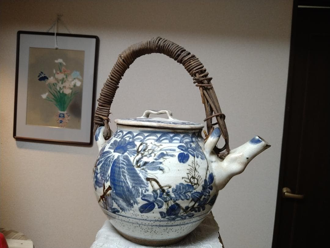 京都老舗茶葉店の土瓶