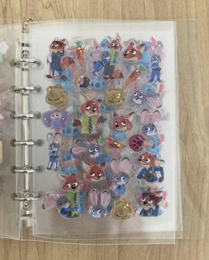 シール帳　完成品　ディズニー　ボンボンドロップシール　うるちゅるシール　正規品