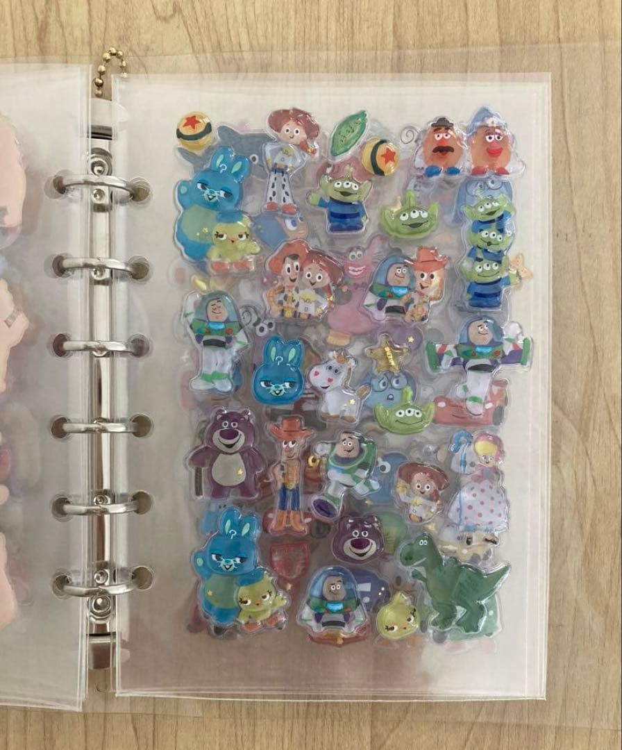 シール帳　完成品　ディズニー　ボンボンドロップシール　うるちゅるシール　正規品