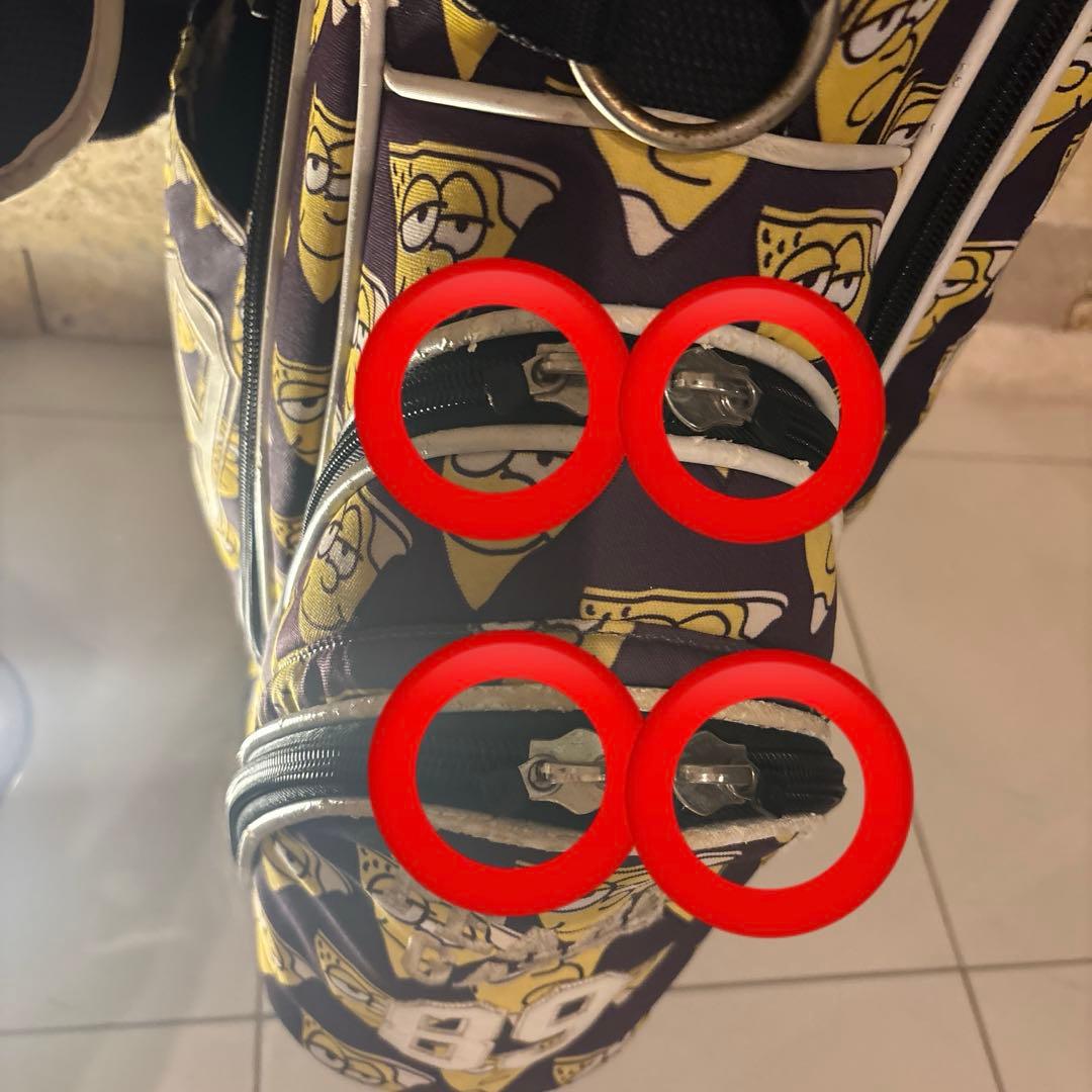 希少品✨ ナチョスくん柄　スタンドキャディバッグ