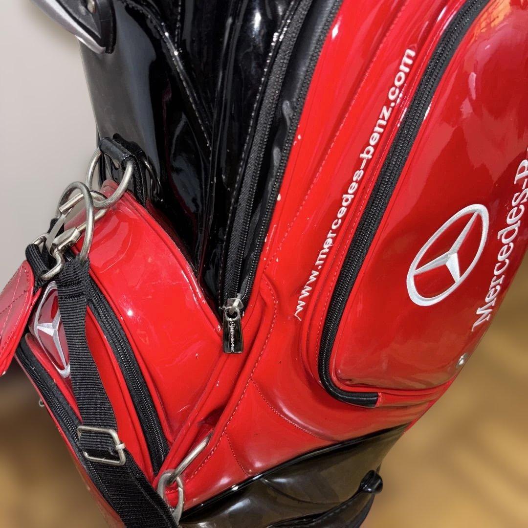 メルセデス・ベンツ キャディバッグ 赤/黒