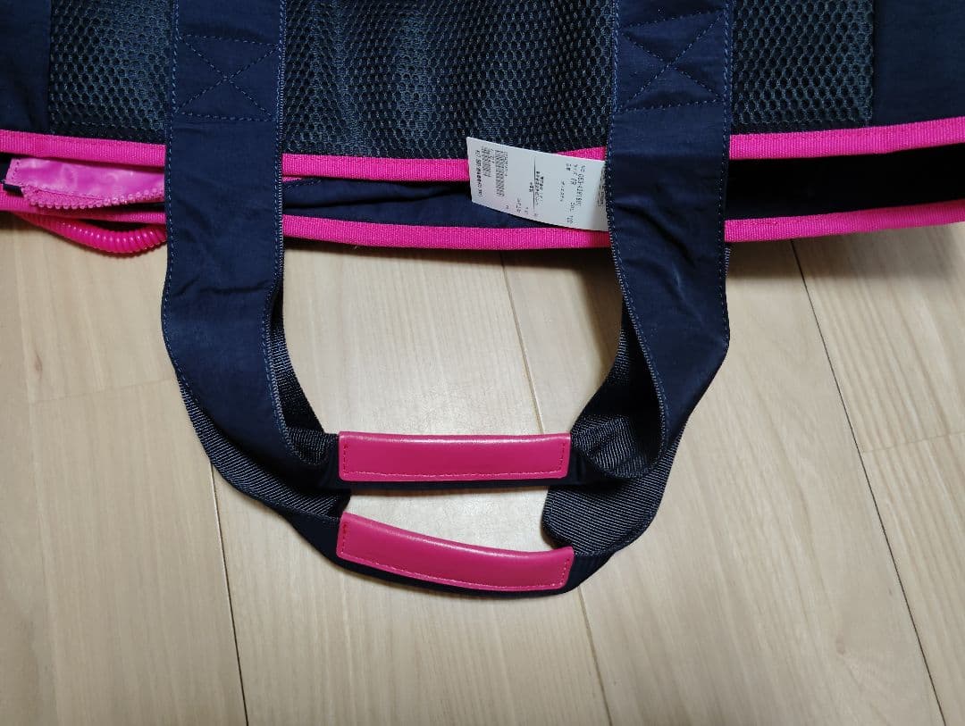 PEARLY GATES トートバッグ ネイビー/ピンク